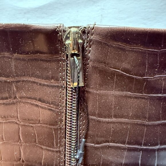 The Drop Women's Gemini Tall Heeled Boot High Brown Size 9.5 - Picture 5 of 10